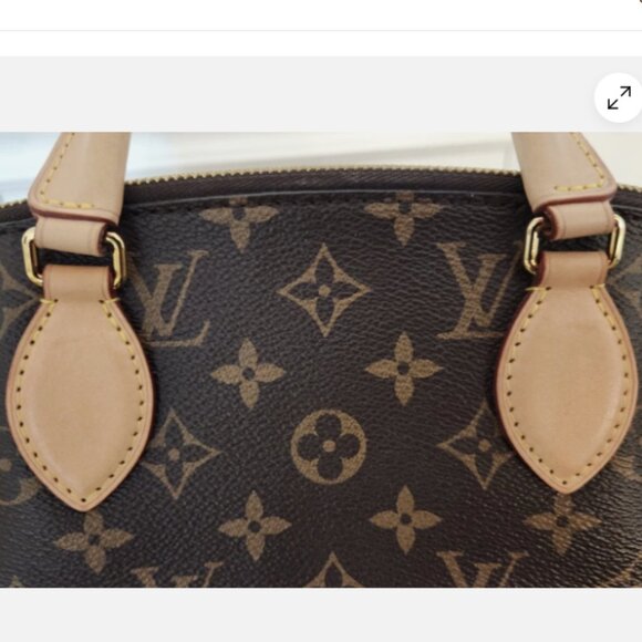 Louis Vuitton Rivoli NV PM Monogram Purse Bag With Tan Accents Authentic - Picture 10 of 16